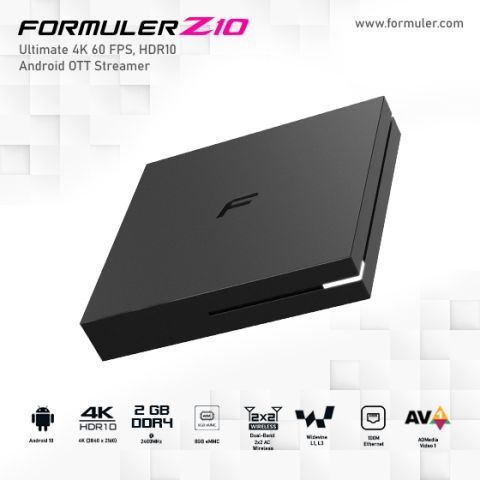 Formuler Z10 Pro Android 10 Dual Band 5G 2GB Ram 16GB ROM 4K