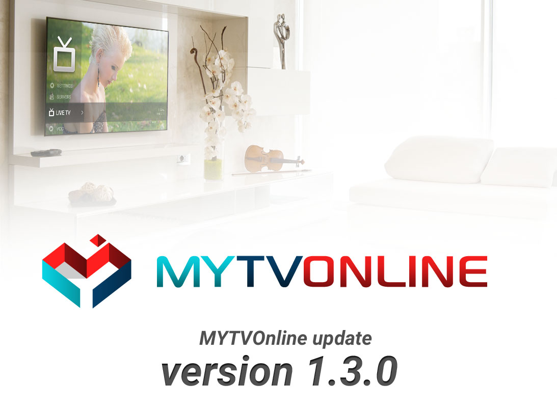 Update for MYTVOnline version 1.3.