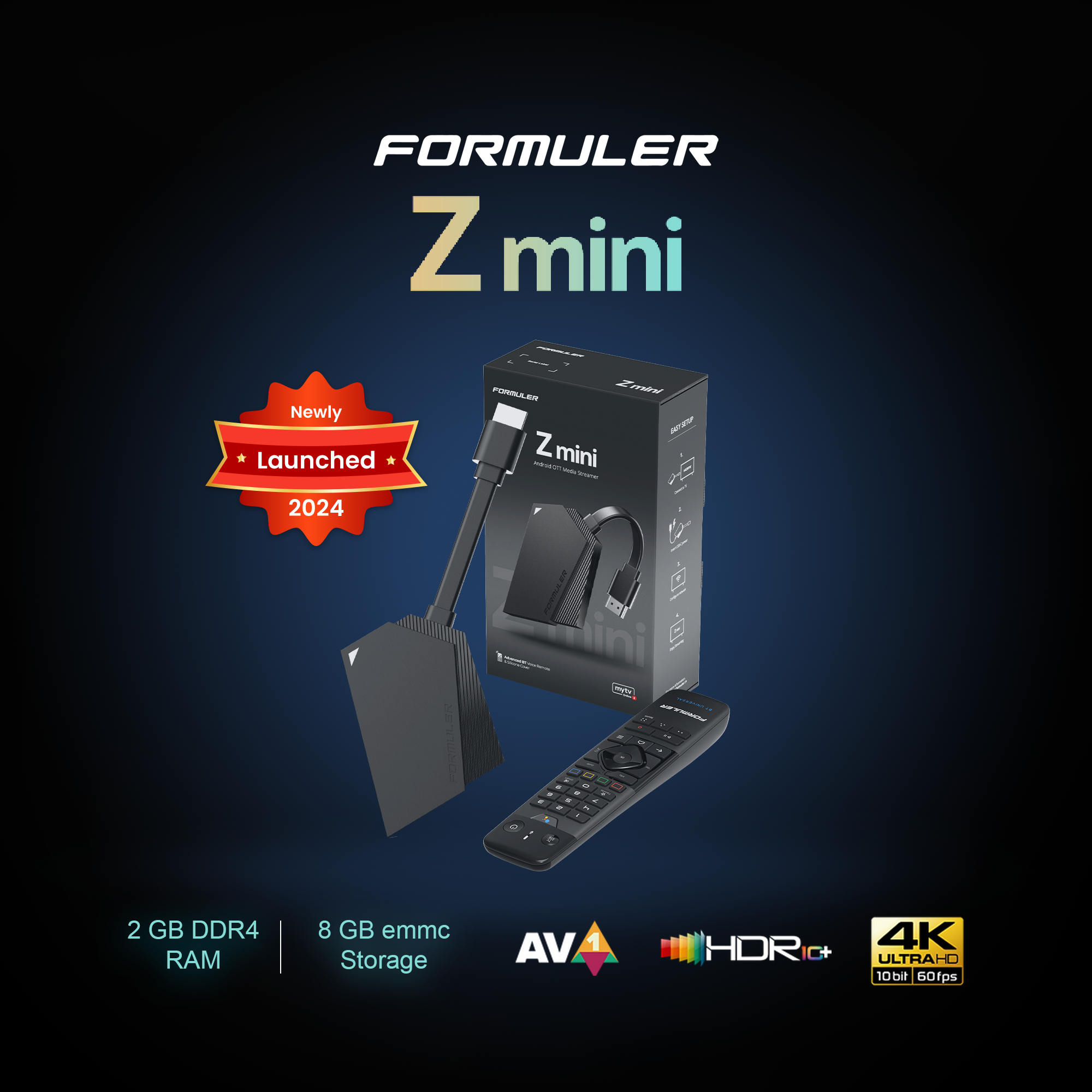 Formuler Zmini with BT1 Remote